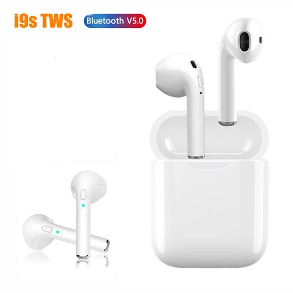 

new i9 i9s tws wireless headphone bluetooth 5.0 earphones 3d stereo sound portable headsets earpiece