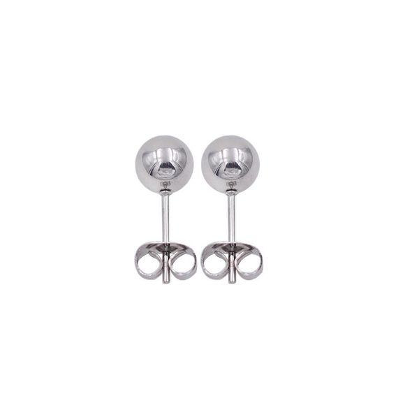 

1pair new arrival 3 color hexagon tragus ear piercing plug stainless steel daith earrings helix cartilage studs ear piercing h bbypxm, Silver