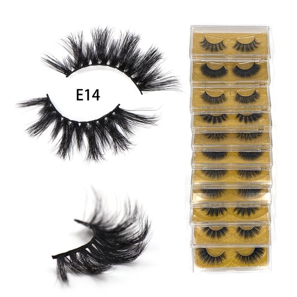 

makeup eyelashes 5d mink lashes fluffy soft wispy volume natural long cross false eyelashes eye lashes reusable eyelash