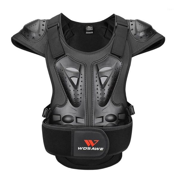 

baluya motocycle racing clothing protective removable vest chest spine protector armor with adjustable buckle for cycling skiing skate, Black