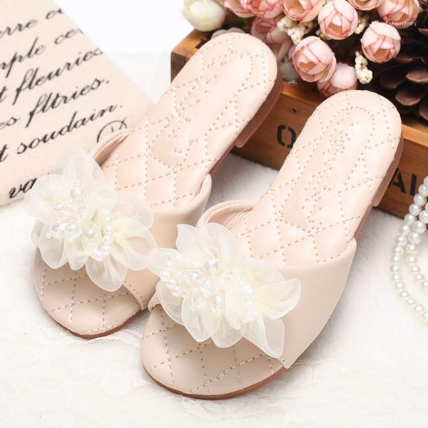 

slipper girl' arrival sandals flats flower girl shoes children princess 203a-1061, Black;grey