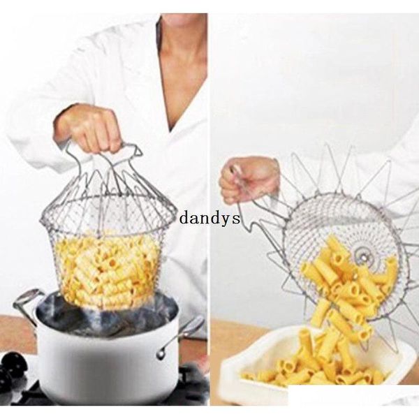

foldable steam rinse strain fry chef basket strainer net kitchen co jlleck dhsybaby
