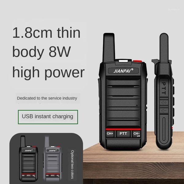 

sword v5 walkie-talkie light and small mini walkie-talkie headset restaurant barber shop hair salon wireless handstand1