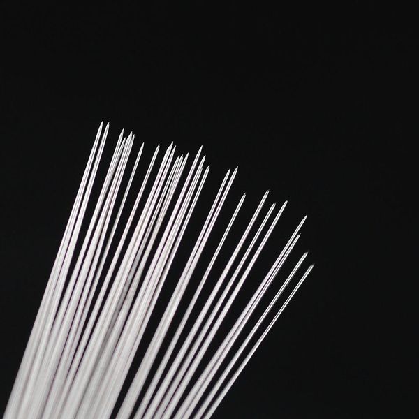 

btfbes 30шт нержавеющей стали бисероплетение иглы серебро бисером pin шариков резьбонарезной струнный тамбур для ювелирных изделий браслет и