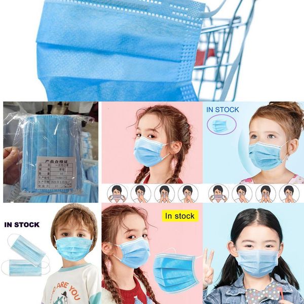 

loop and 3 kid childre with ear face soft b elastic masks comfortable breathable jvpfm disposable a41i ply fodhp