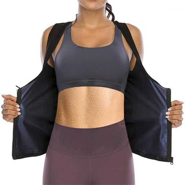 

gym clothing sweat suit women's fat burning abdomen fitness vest running sportswear yoga clothes for body shaping sports bras1, White;black