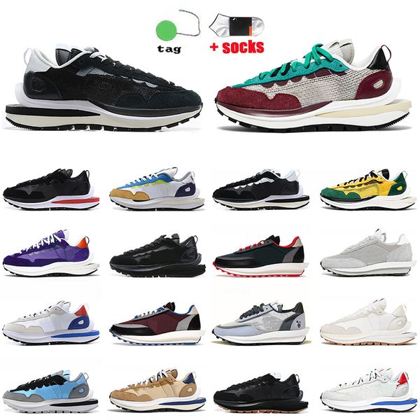 

originals ldv waffle pegasus nylon black white running shoes trainers clot kiss of death net orange blaze off mens women vaporwaffles joggin