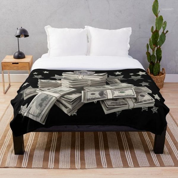 

time is money throw blanket soft sherpa blanket bed sheet single knee office nap1
