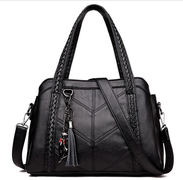 

women bag 2023 designer pu leather handbags sac a main women crossbody messenger bag casual tote sac shoulder bag female