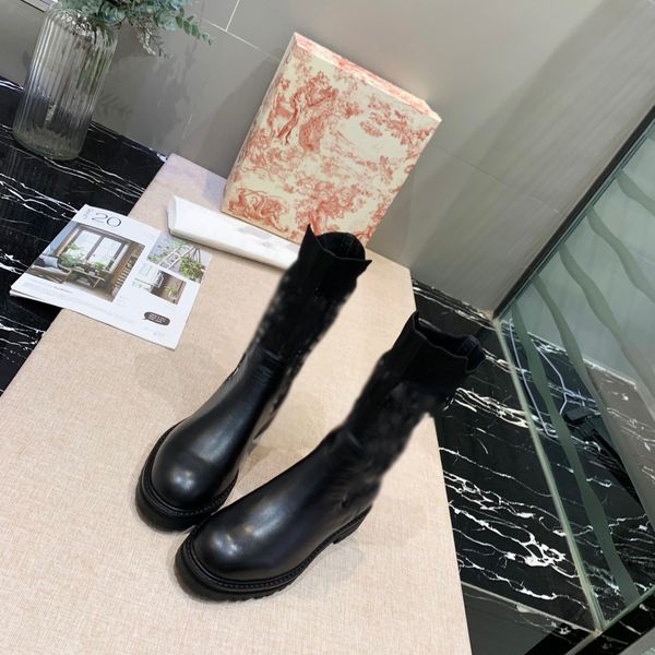 

women martin booties sock boots with d letter fashion winter black boots women shoes scarpe genuine leather ankle boot stiefel