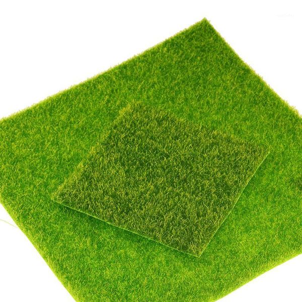 

decorative objects & figurines 1pc diy mini fairy garden simulation plants artificial fake moss lawn turf green grass micro landscape decora
