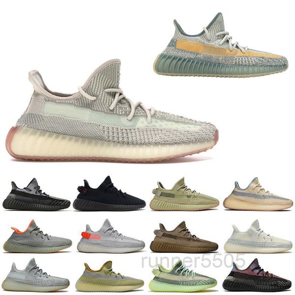 

v2 glow lundmark non-reflective casual shoes kanye west men women black static antlia triple white synth sport sneaker 5-13 sdf5