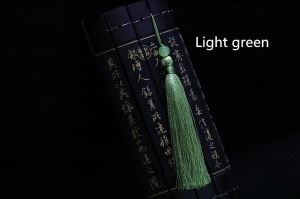 

5pc jade beads long braid tassel diy pendant jewelry bracelet car keys making fringe trim craft tassels sewing accessories h bbykpm