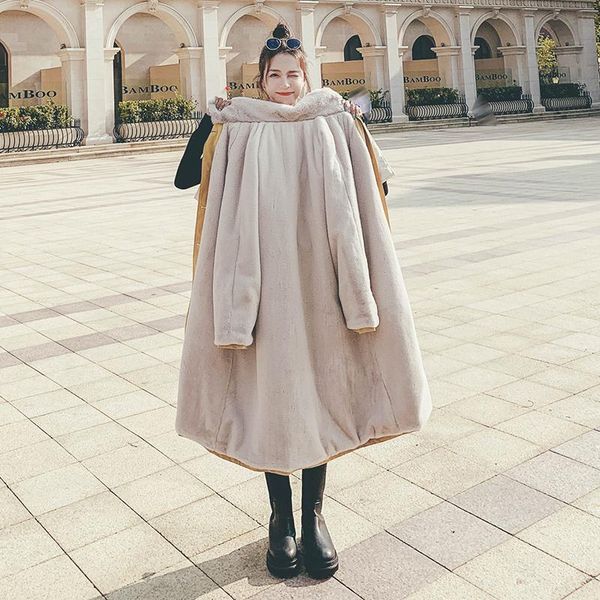 

2020 winter elegant series long women's cotton parka coat thick warm single-breasted fur collar yellow puffer jacket, Black