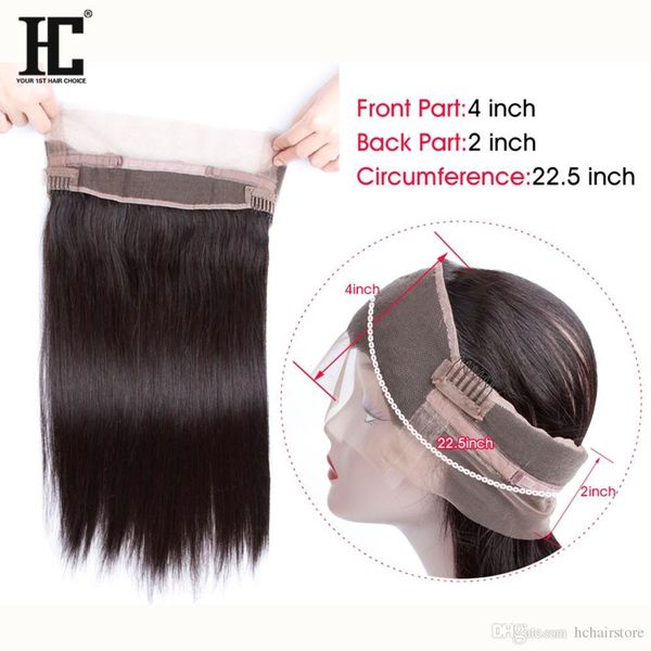 

360 lace frontal with 3 bundles for black women 150% density pre plucked brazilian straight lace front human hair nonremy with baby hair