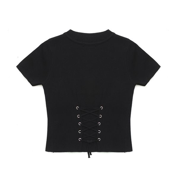 

2021 new summer elegant false seat decoration male t-shirt women style section baine tee 4 short colors g6a2, White