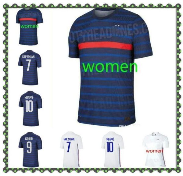 

20 21 france soccer jersey national team pavard varane french 2020 2021 woman football uniform player shirt camiseta de futbol, Black;yellow