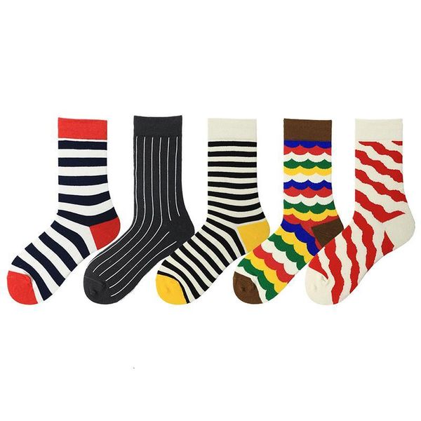 

colorful novelty funny men graphic socks combed cotton oil painting cartoon striped animal retro cute sock christmas gif