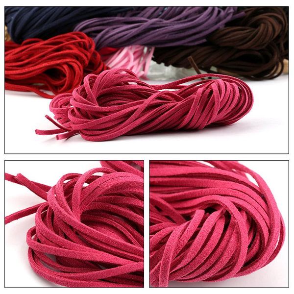 

1 м * 10 шт. m многоцветный дополнительный кожаный шнур корейский бархатный резьба для браслета, ювелирных аксессуаров 1 м * 10 шт. m jllebv