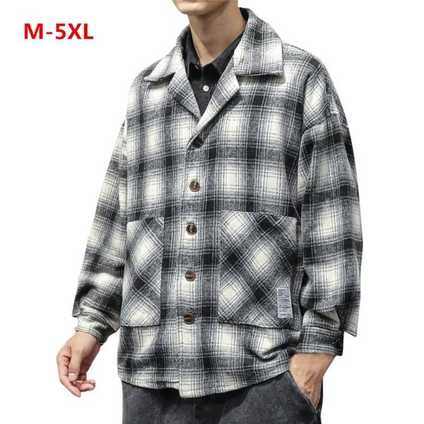 

mens bomber jackets men's new winter style retro checked large size sweater outwear plus size outwear jaqueta masculina, Black;brown