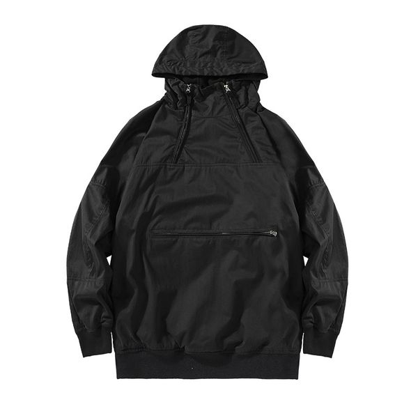 

men's jackets 21fw hoodie with plush and thickened fabric imported from turkey jacket mens solid color winter coats warmth, Black;brown