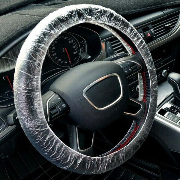 

500pcs/set automotive disposable plastic vehicle maintenance beauty automotive car seat and steering wheel cover dust and dirt1