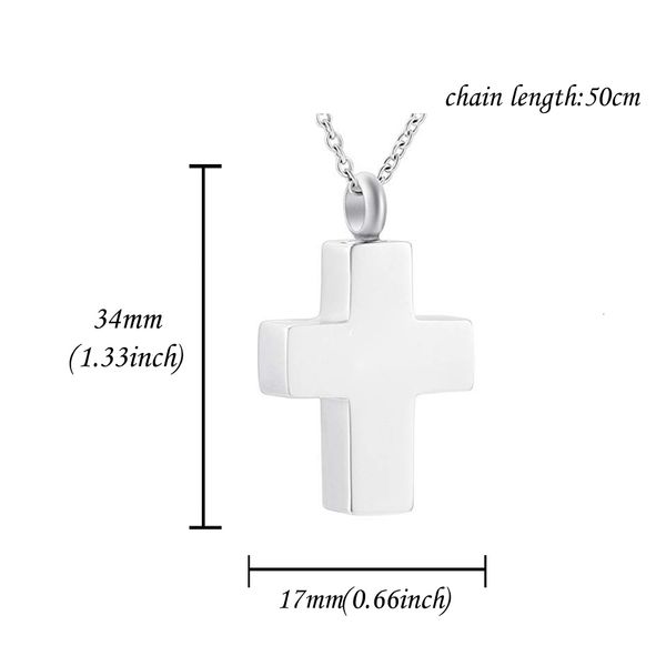 

for fashion necklace ashes keepsake cross brother memorial urn pendant stainless steel cremation jewelry