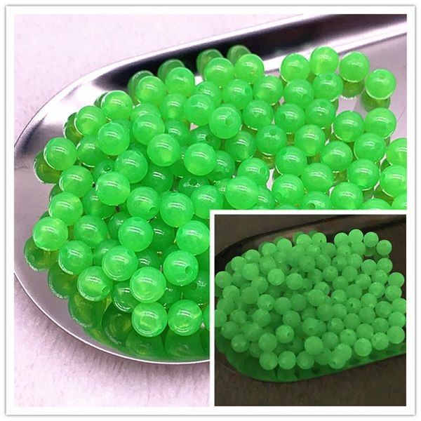 

new 6--12mm strong luminous beads glow in the dark fishing loose spacer beads for jewellery marking diy bracelet accessories wmtsrr