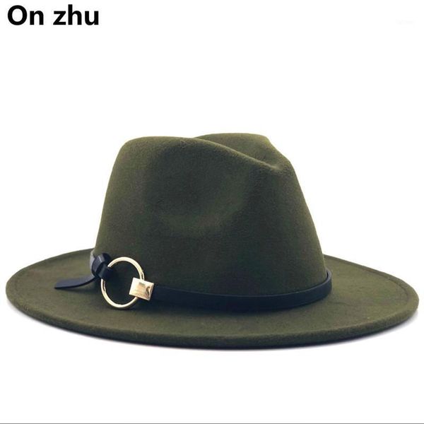 

wool fedora hat hawkins felt cap wide brim ladies trilby chapeu feminino hat women men jazz godfather sombrero caps1, Blue;gray