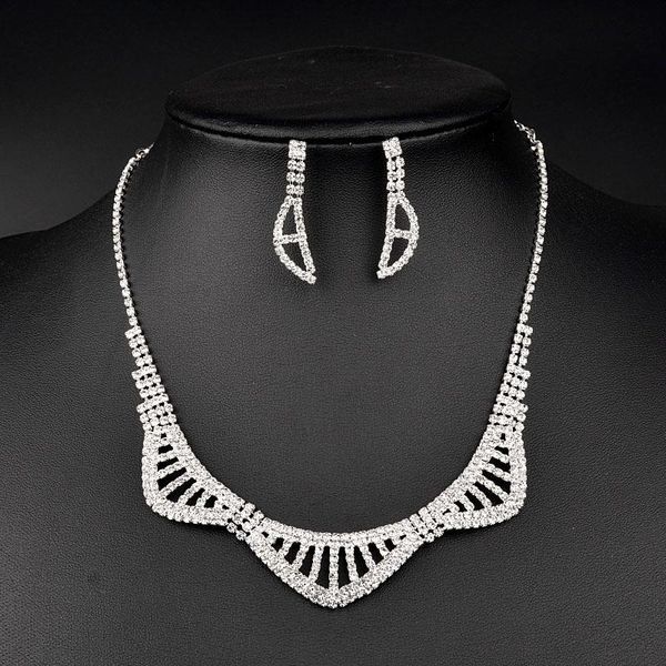 

jewelry & accessories,fashion jewelry sets. bridal jewelry, necklace and earring set, Silver