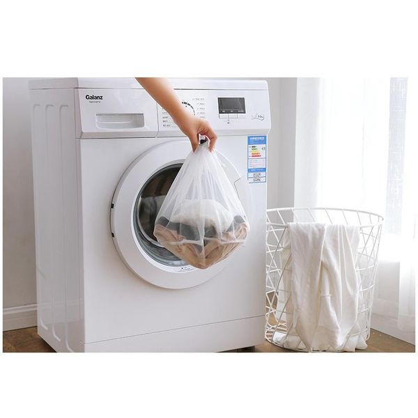 

Nylon Washer Laundry Bag Bra Clothes Care Underwear Thicken Mesh Drawstring Bag Machine Wash Protective Clothes Care Home
