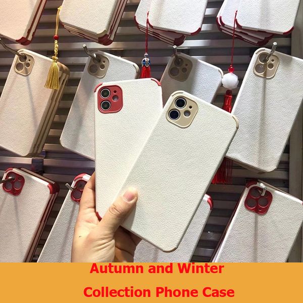 La migliore custodia per telefono iPhone più venduta Cover per telefono in pelle di agnello con confezione al dettaglio per Iphone 12 11 serie X