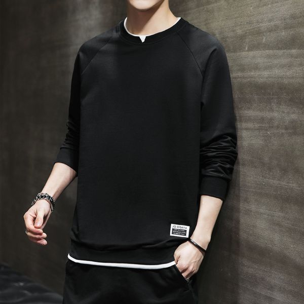 

loose hooded hoodie, casual soft cotton sweatshirt, black, white and green for men, summer 2020 ymkf