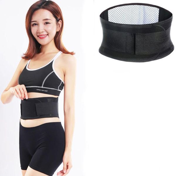 

self-heating lumbar support belt compression belt lumbar support waist backbrace for back pain relief 2020 new fashion, Black;brown