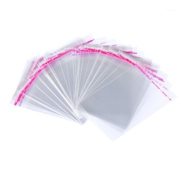 

gift wrap 100pcs/lot 9 size transparent plastic bags cookie packaging self-adhesive wedding candy bopp/poly1