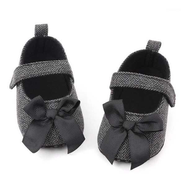 

first walkers baby girls bow knot design anti-slip soft soled shoes arrival1