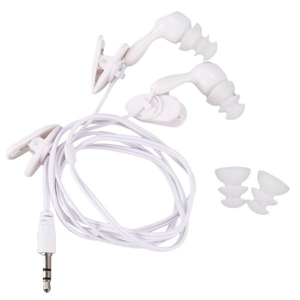 

water proof in-ear headphone earphone for mp3 mp4 underwater white
