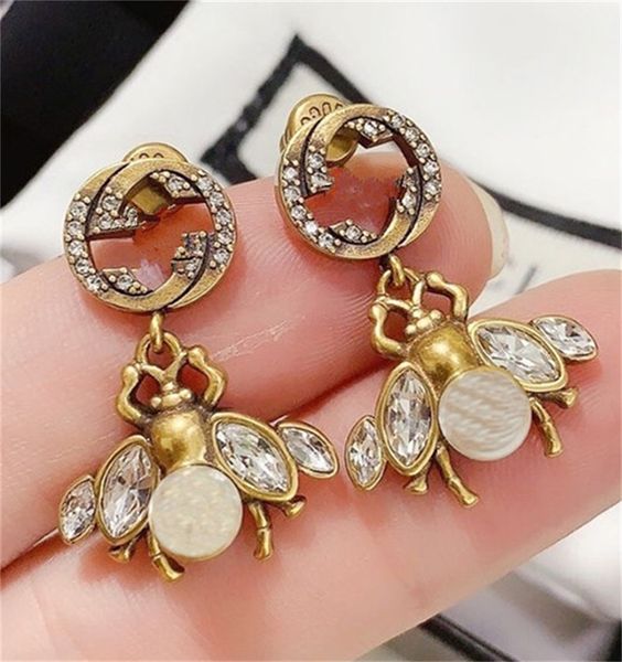 

high sense of zircon pearl earrings for women 2022 new design rose, Silver