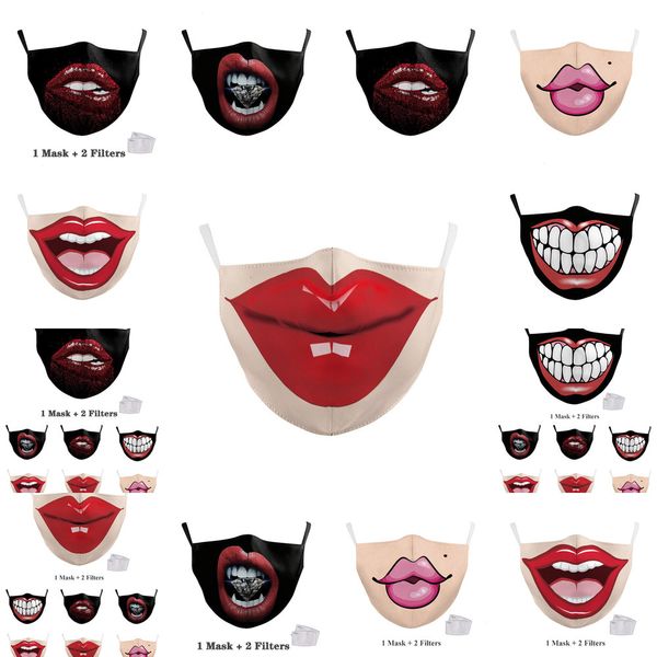 

filter pm2.5 simple black cotton breathable mask face mouth masks 2 n6lev