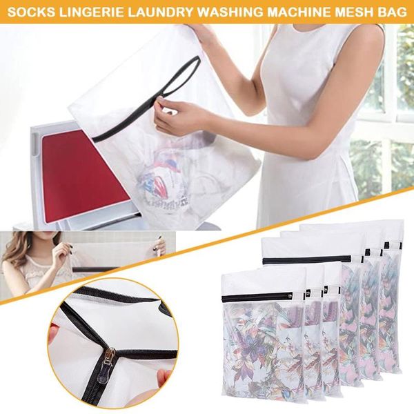 

6pc underwear aid bra socks lingerie laundry washing machine mesh bag dec 2nd