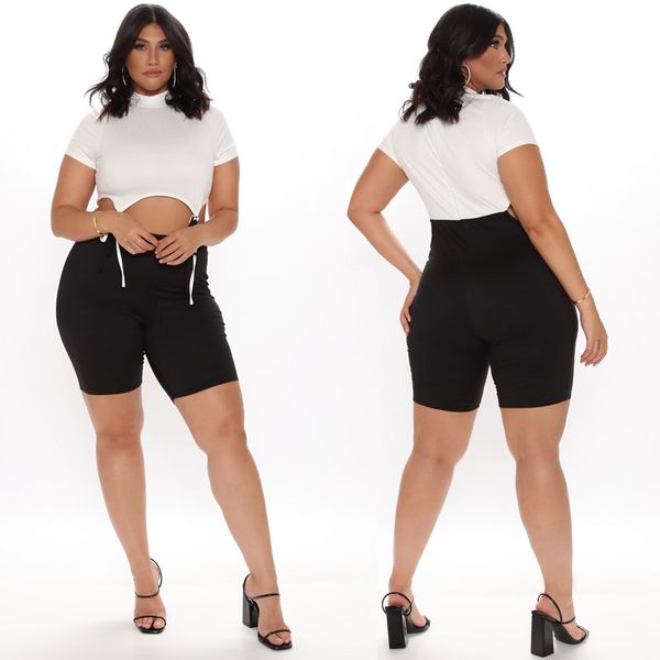 

3s wholesale women clothing dress casual lace-up jumpsuit can private custom label if and only if meet our minimum requirement, White
