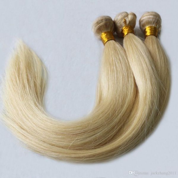 

silky straight brazilian virgin hair extension 8-26inch 3bundles lot color 613# blonde peruvian indian malaysian human hair weave, Black