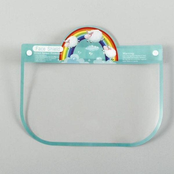 

transparent dhl anti-fog full face boom child school protector cartoon eyes study mask shield new design kids 2020 oujls