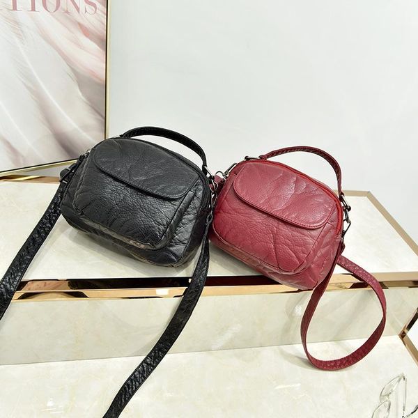

cross body hand-washed women's bags one-shoulder bag casual mini