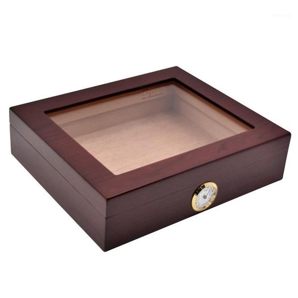 

two-parts large capacity humidor cedar wood humidor case1
