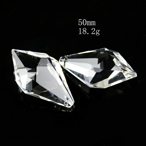 

2 5pcs 50mm clear diamond crystal prisms sun catcher sparkle rainbow of colors chandelier ceiling lamp lighting pendant diy h jllcla