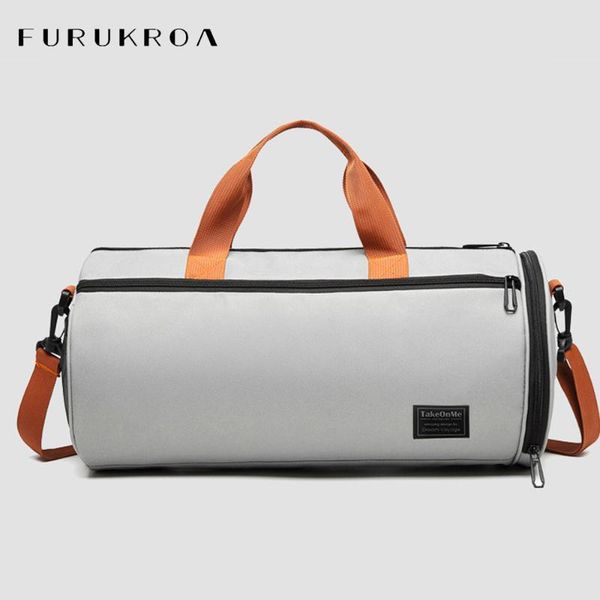 

travel fitness bag gym cylinder bags sports pack dry wet pocket training yoga sac de sport gymtas tas sporttas luggage x633b