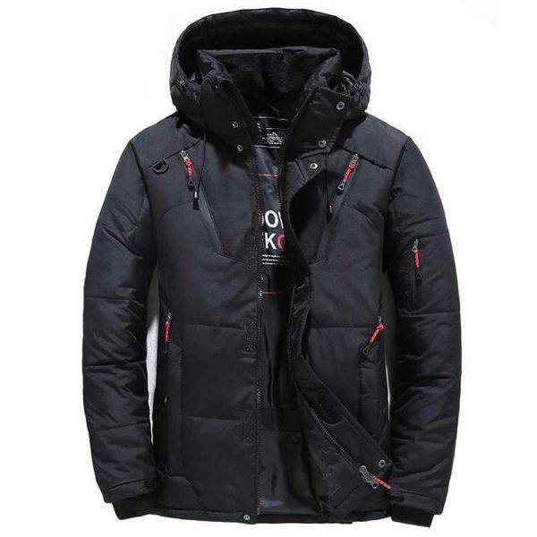 

solid black down jacket men s parka rlx mon vest coat winter camouflage