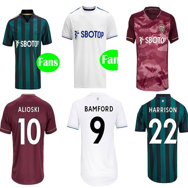 

promotion20 21 bamford soccer jerseys united 2020 2021 rodrigo koch costa alioski phillips men training football shirt, Black;yellow