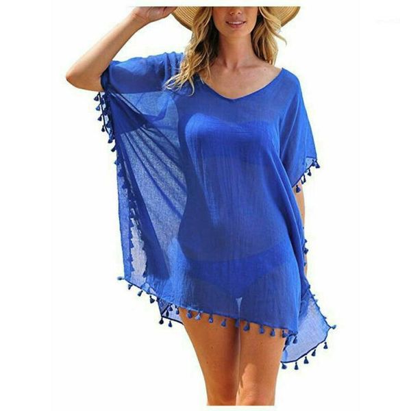 

women's swimwear women bikini cover up dress swim beach bathing swimsuit baggy tunic t-shirt /by1, White;black